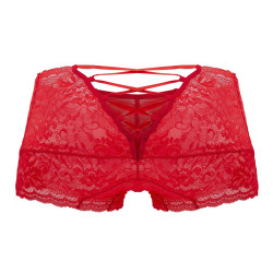 CandyMan Shorty en Dentelle Veno Rouge
